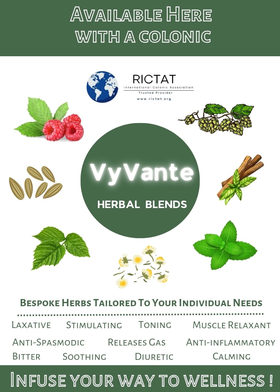 RICTAT herbal blends poster