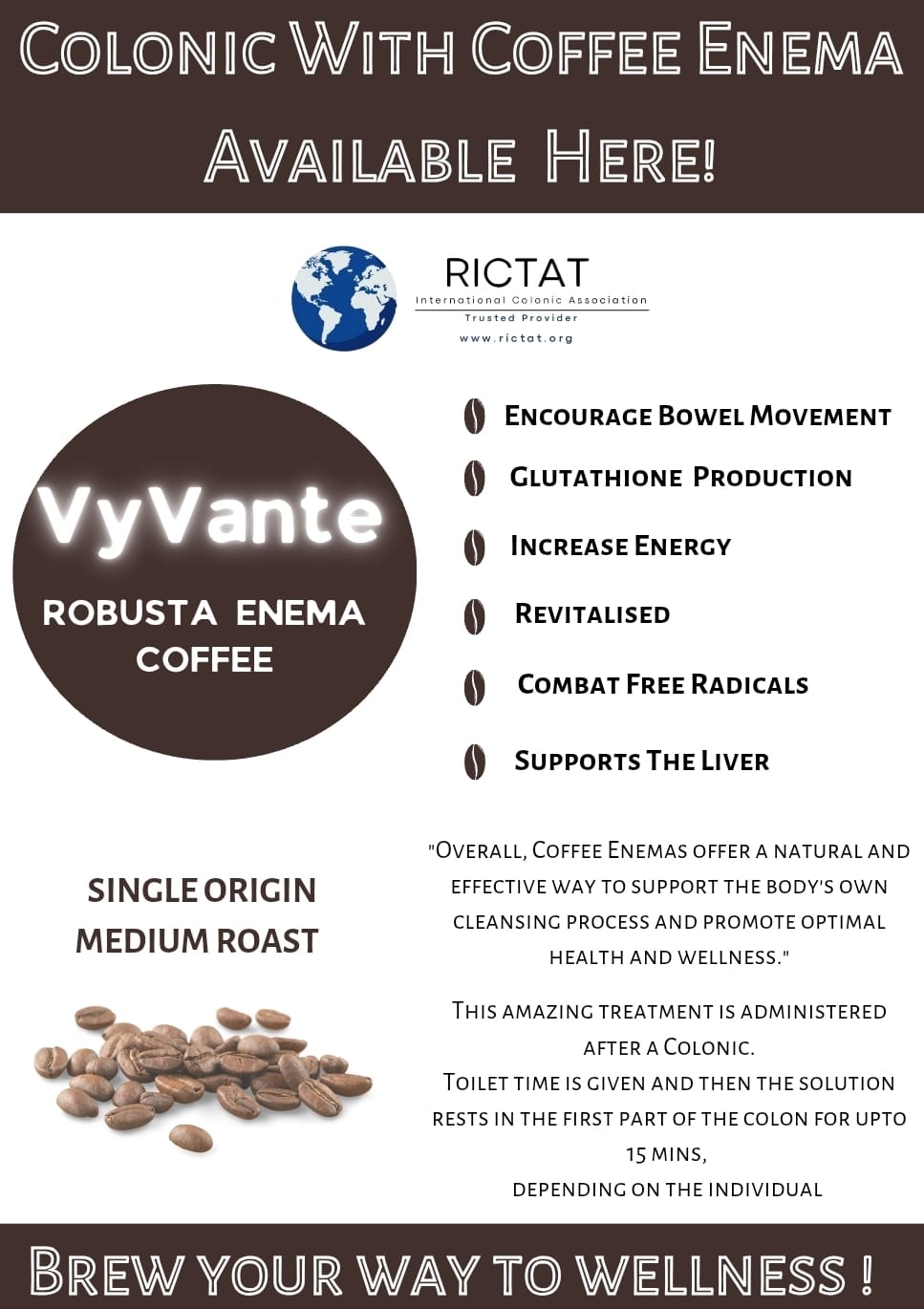 RICTAT coffee enema poster